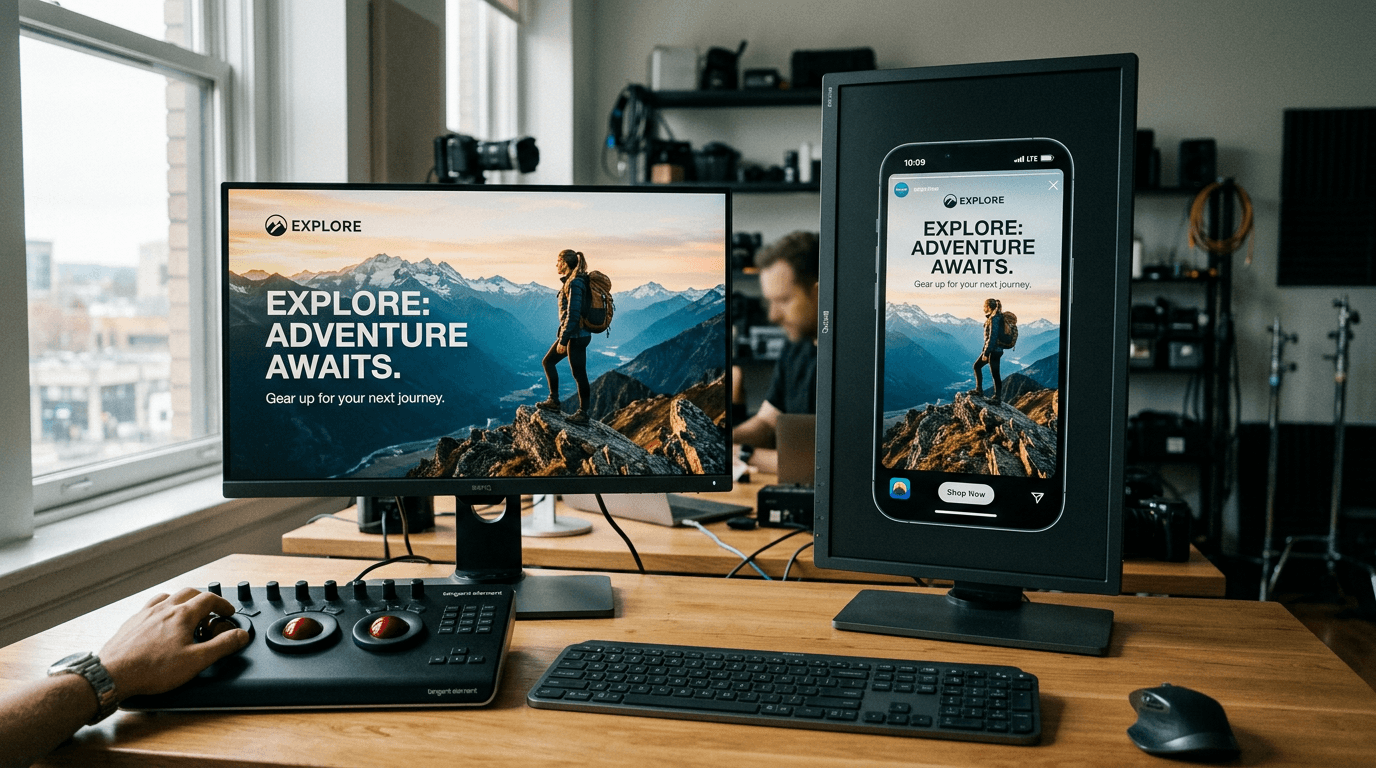 comparatif de rendu dall-e et chatgpt image pour usage marketing avec validation multi-écran