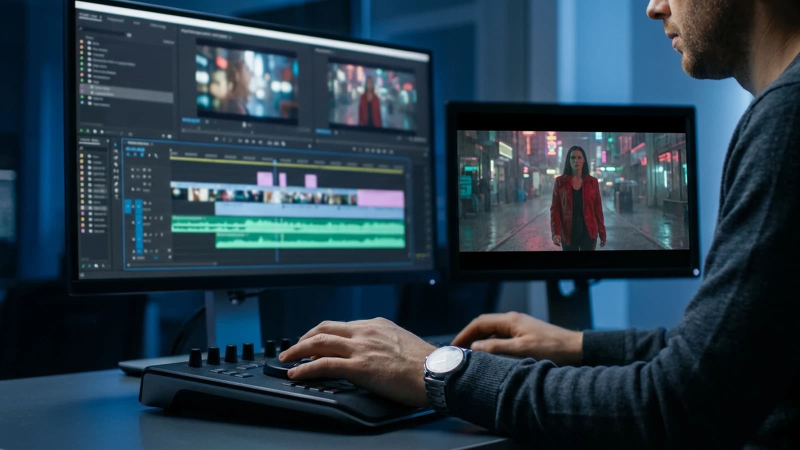 Image contextuelle, workflow de génération.