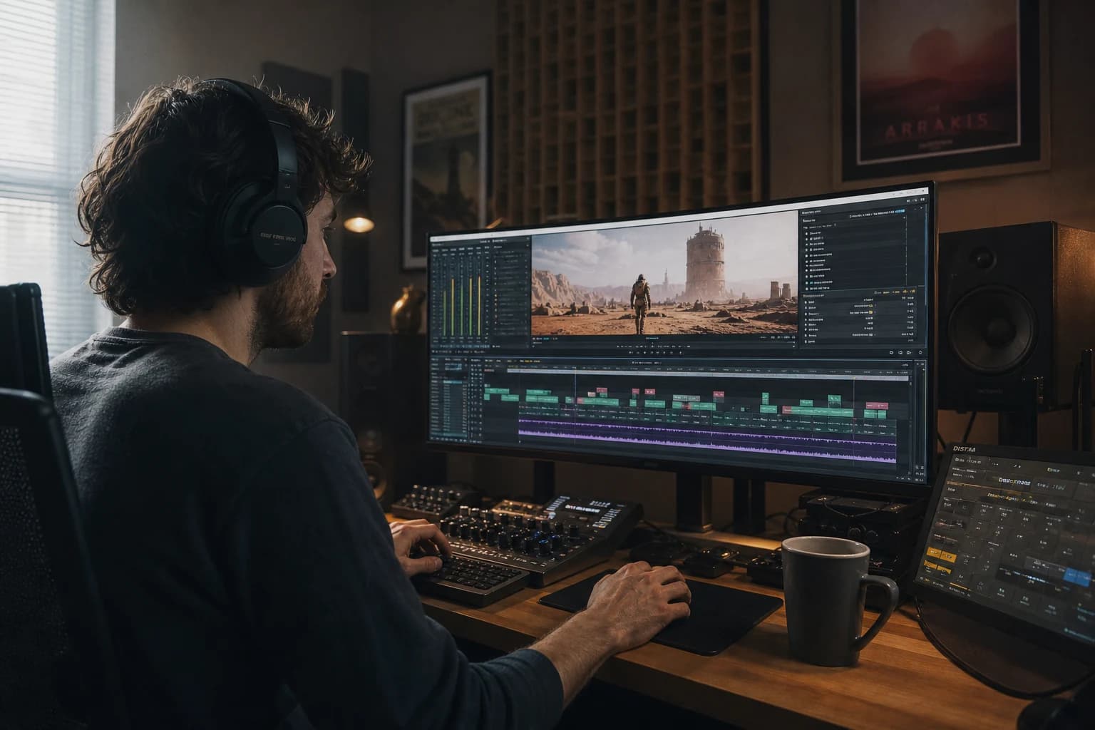 Illustration pour « Comment intégrer du sound design dans une vidéo IA »