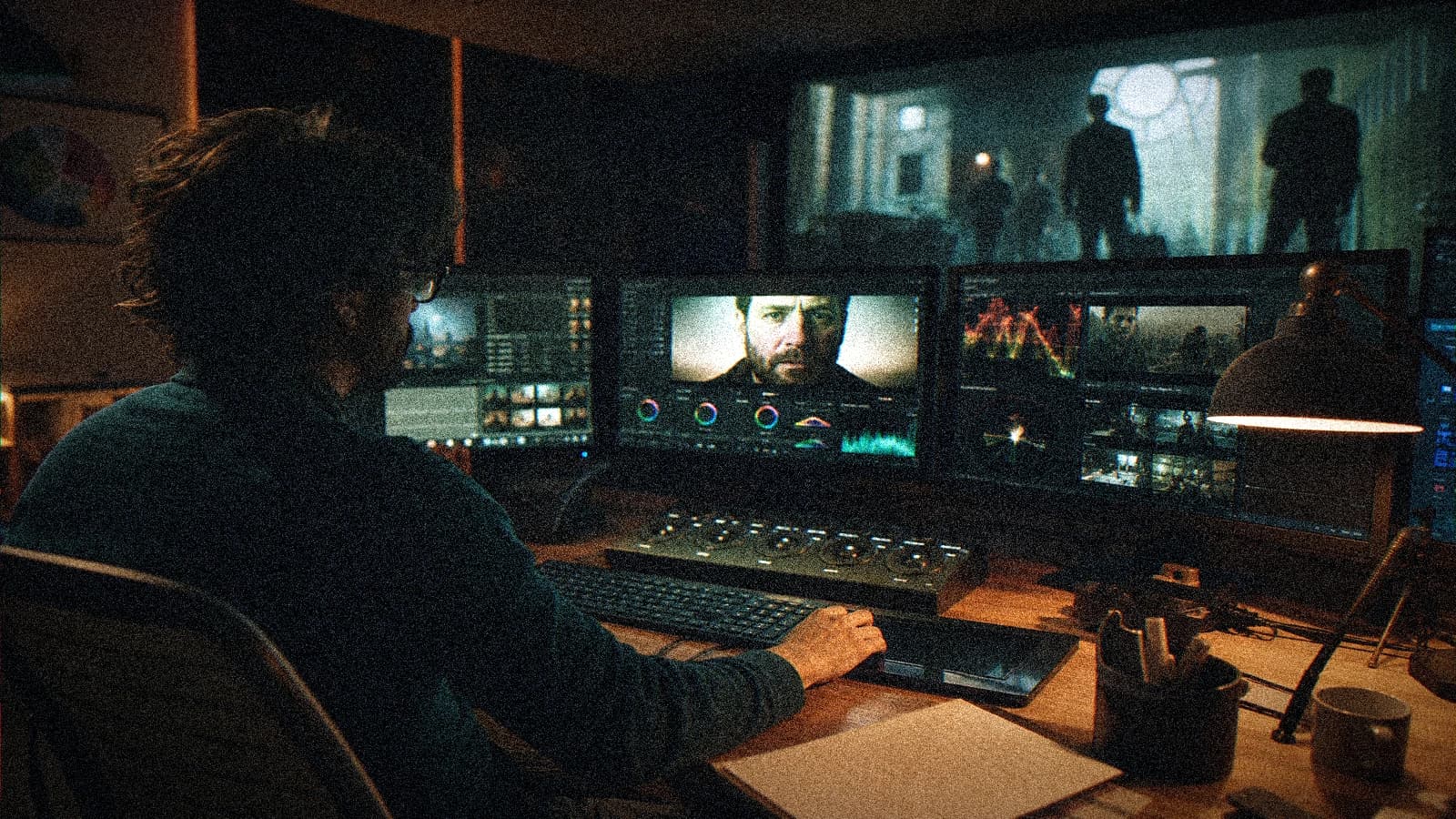Post-production, scopes et référence couleur pour Droits d'auteur et musique IA pour bande son film
