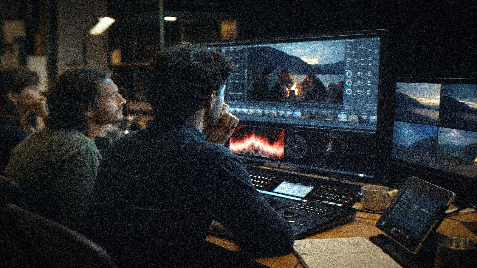 Post-production, scopes and color reference for Training an internal creative team in AI video