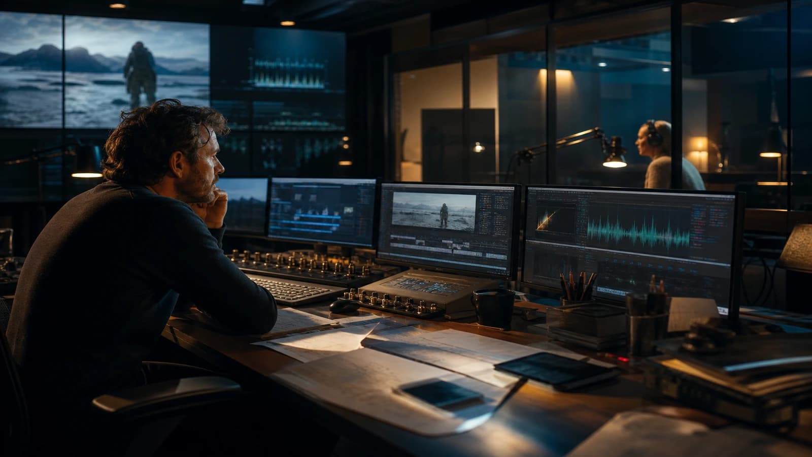 Illustration for “Managing the Voice-Over for AI Documentary Narration”