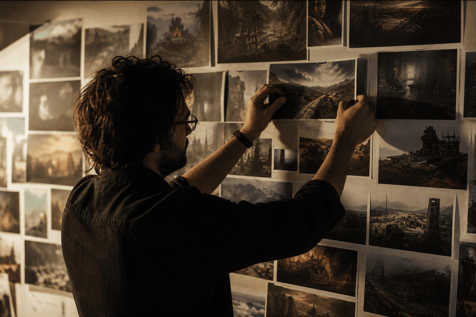 Direction artistique validant une série d’images cohérentes générées avec Leonardo AI