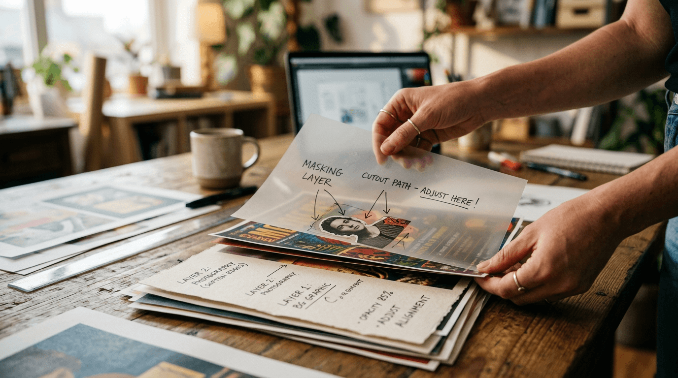 workflow outils ia design de detourage composition figma et retouche finale cohérente