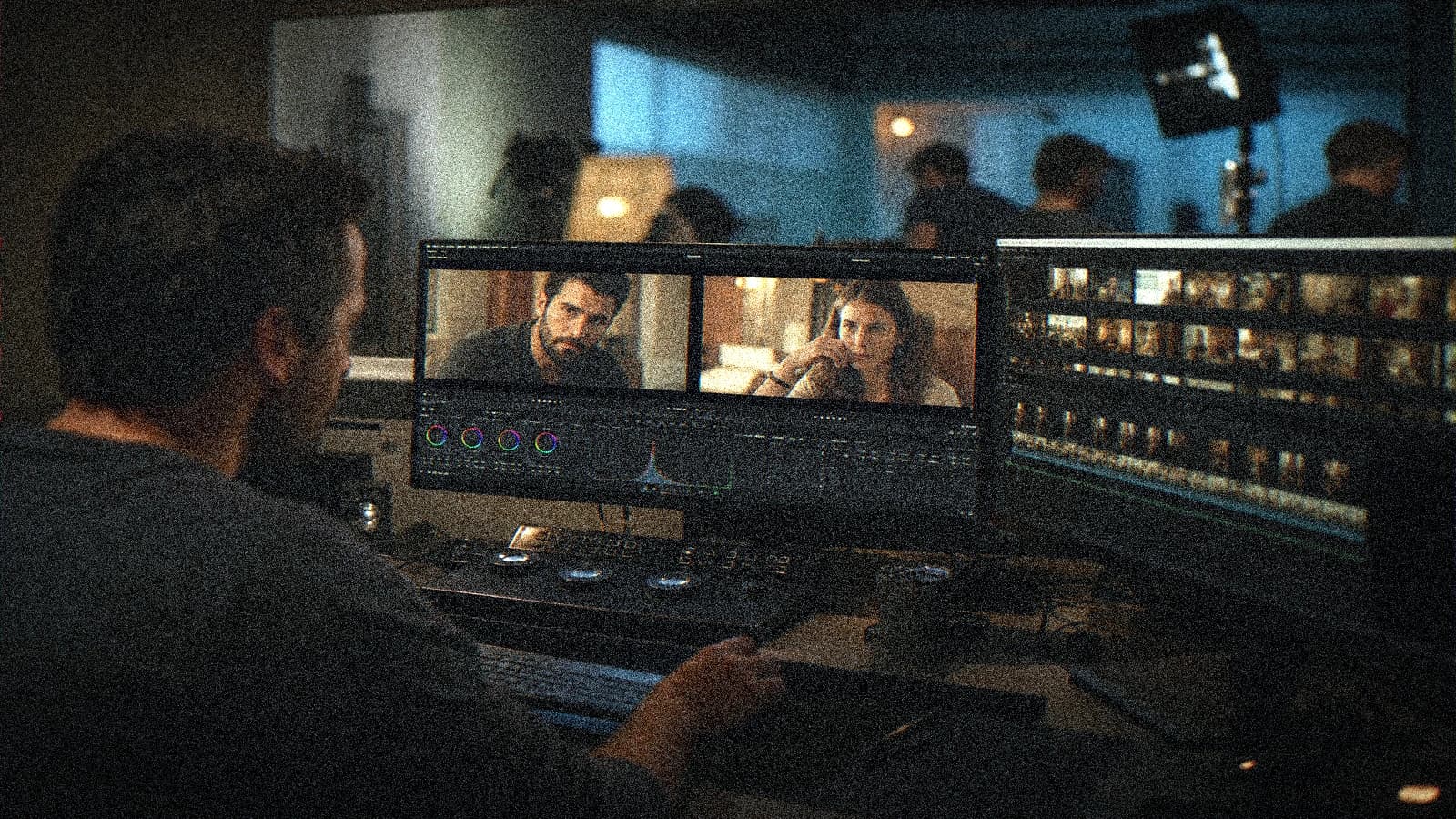 Étalonnage commun et contrôle des raccords de regard sur timeline dialogue