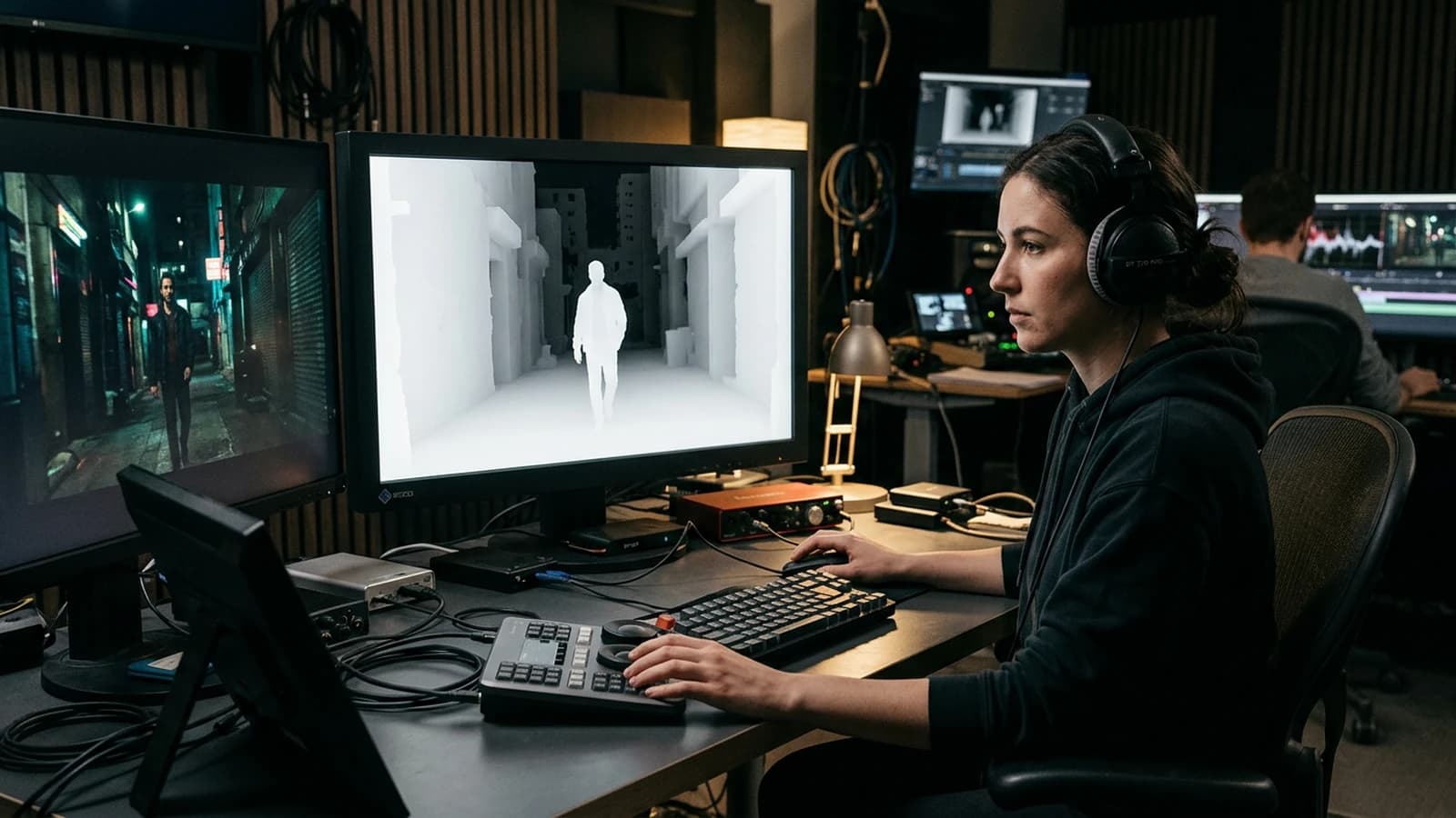 Second repère : valeurs en niveaux de gris.