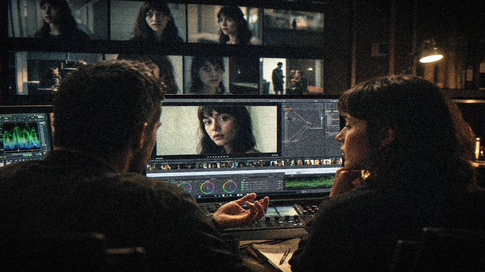 Workflow view 2 for the multi-shot face consistency with IP-Adapter with quality control, timeline and finishing passes