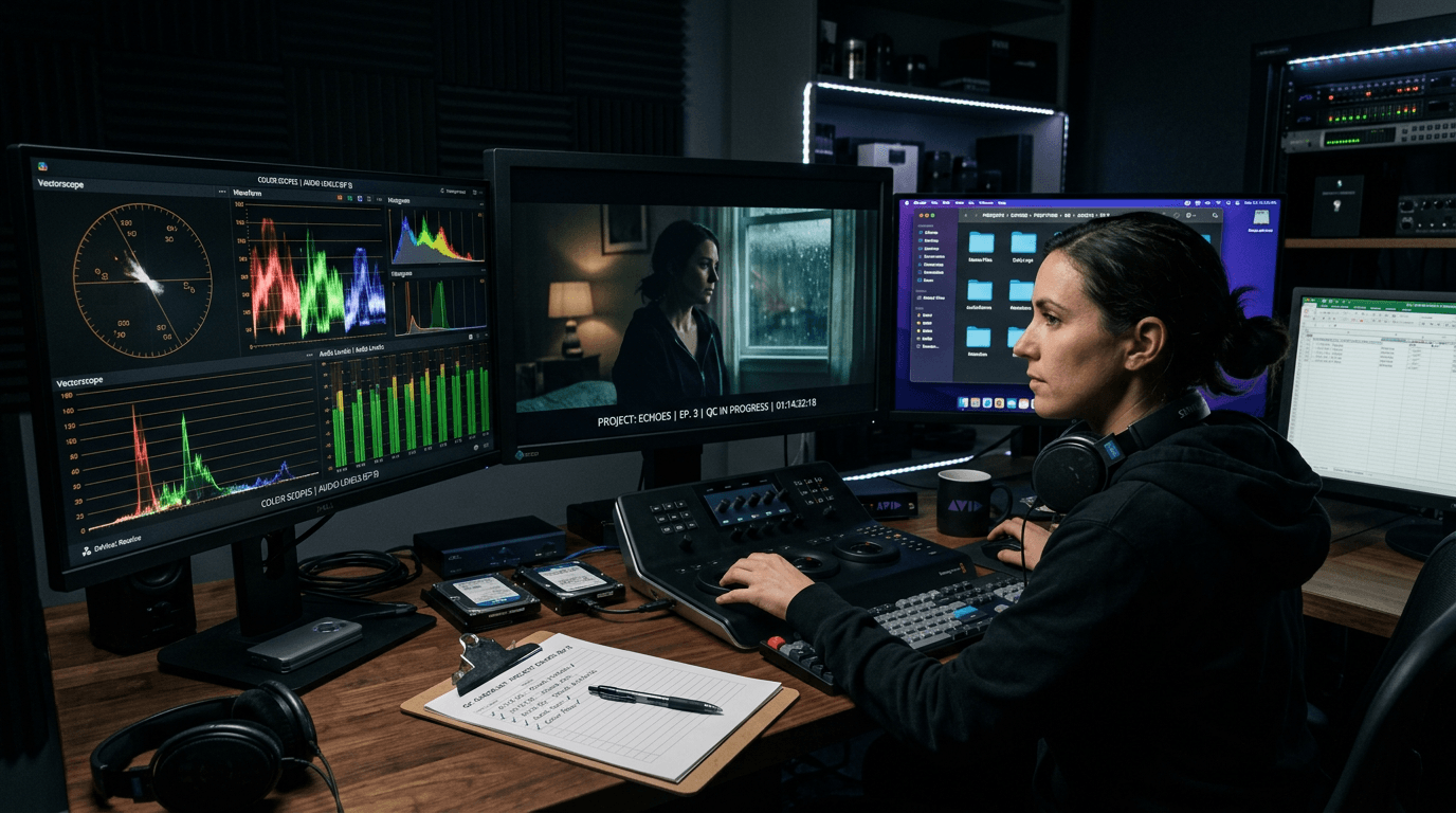 creative ai workflow from brief to edit with multi-screen quality control and final export